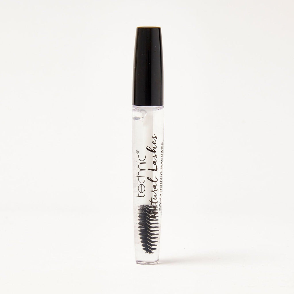 A natural lashes clear mascara in front of a white background.