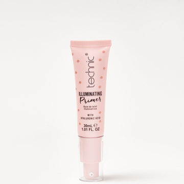 An illuminating primer in front of a white background.