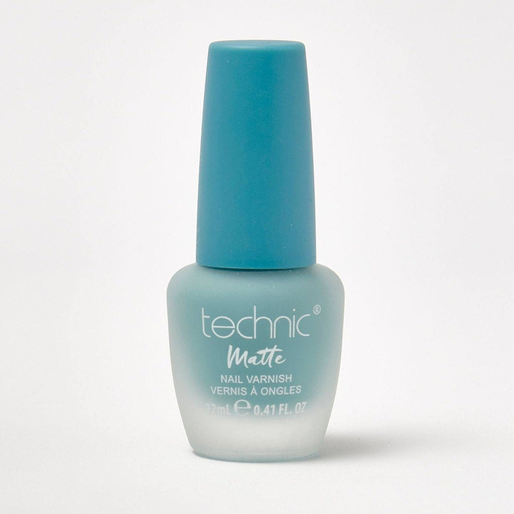 A bottle of matte nail varnish in the shade Dreamer on a white background