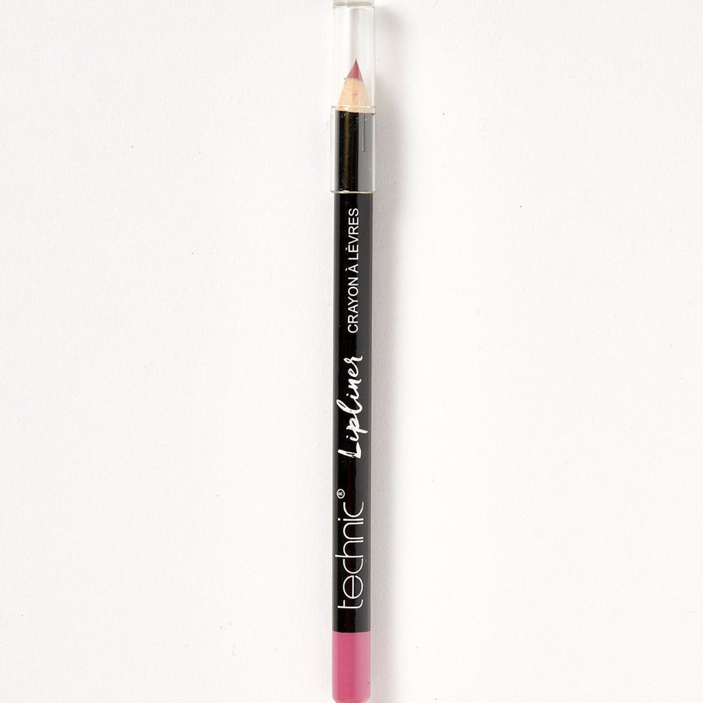 A wooden lip pencil in the shade Blossom on a white background.