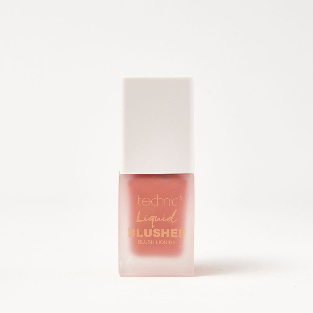 A liquid blush in the shade Tequila Sunset on a white background.
