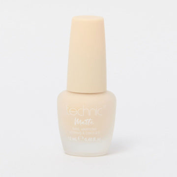 A bottle of matte nail varnish in the shade Perfect Pair on a white background