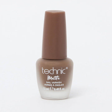 A bottle of matte nail varnish in the shade Just Say Yes on a white background