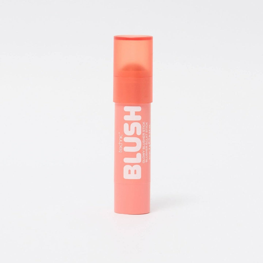 A blusher stick in the shade Peach Syrup on a white background.