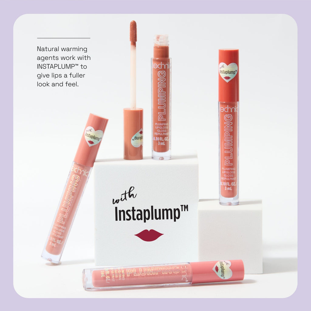 All lip gloss shades displayed together