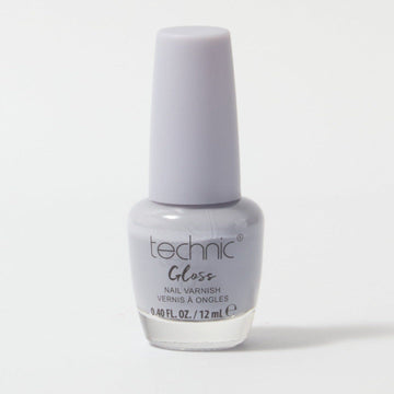 A bottle of gloss nail varnish in the shade Vesper on a white background