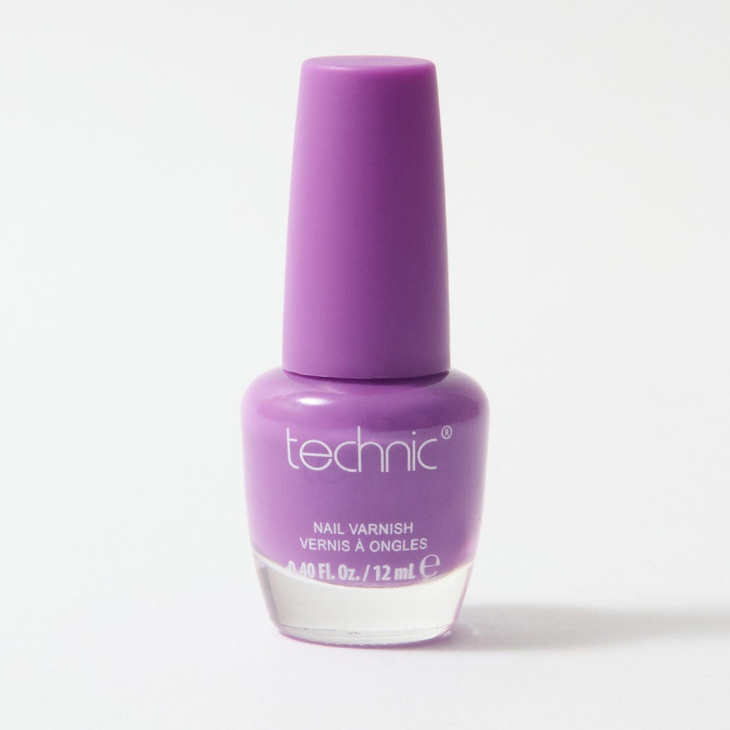 A bottle of nail varnish in the shade Full Moon Party on a white background