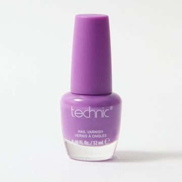 A bottle of nail varnish in the shade Full Moon Party on a white background