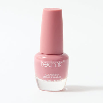A bottle of nail varnish in the shade Starkers on a white background