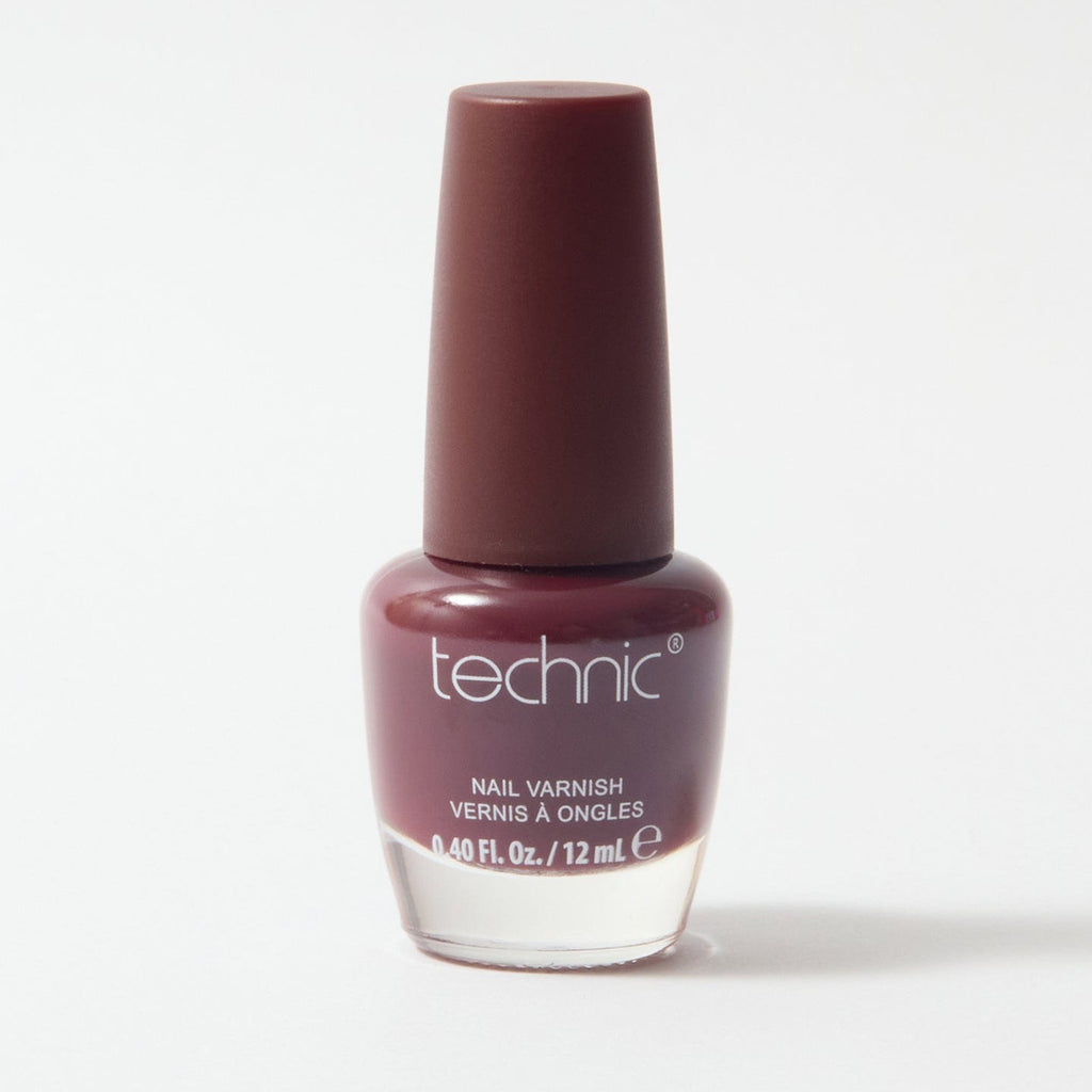 A bottle of nail varnish in the shade Heart Throb on a white background