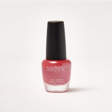 A nail varnish bottle in the shade Aphrodite in front of a white background.