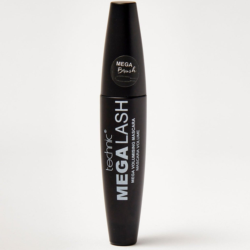 A mega lash mascara on a white background.
