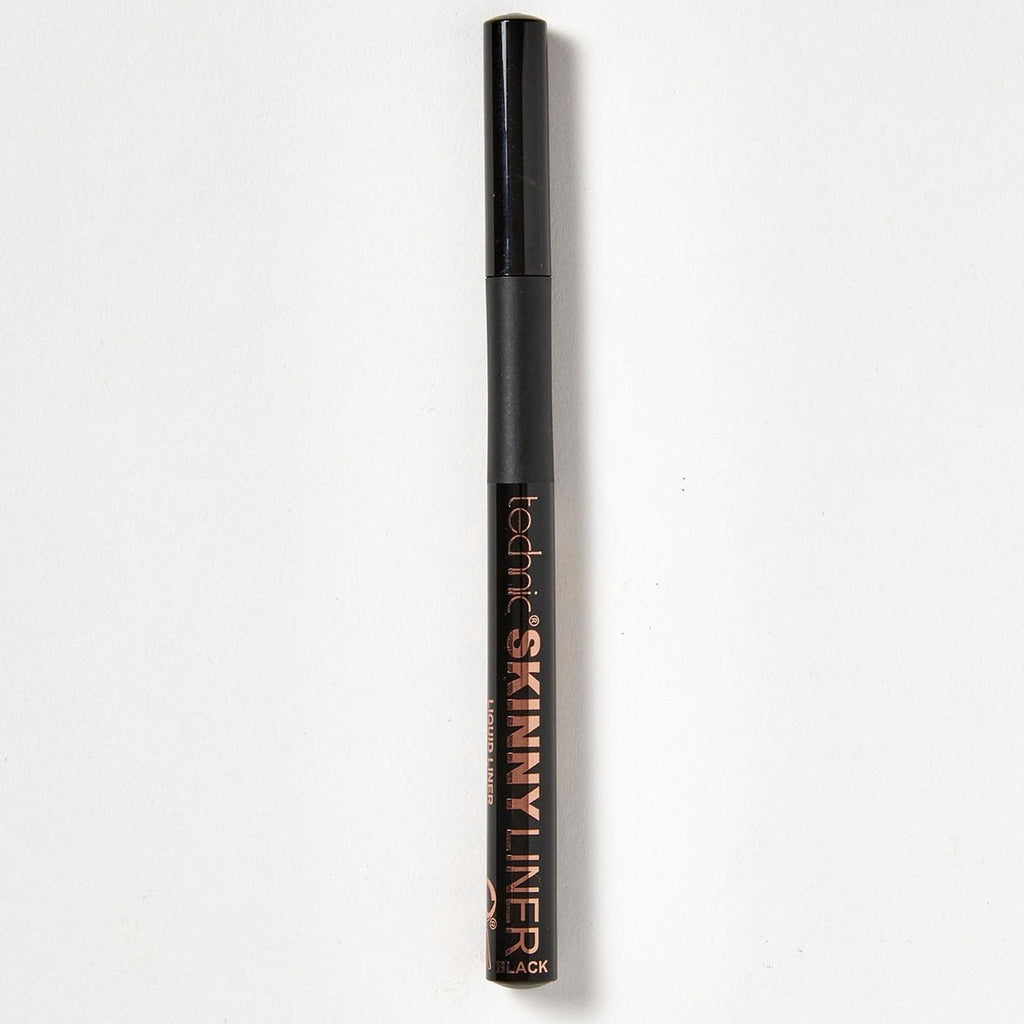 A skinny eyeliner on a white background.