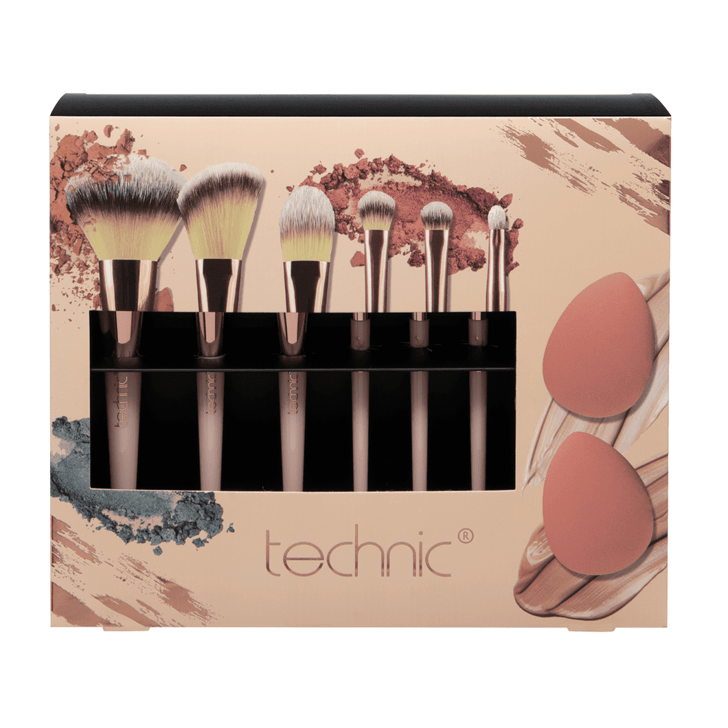 Technic Cosmetic Brush and Sponge Set
