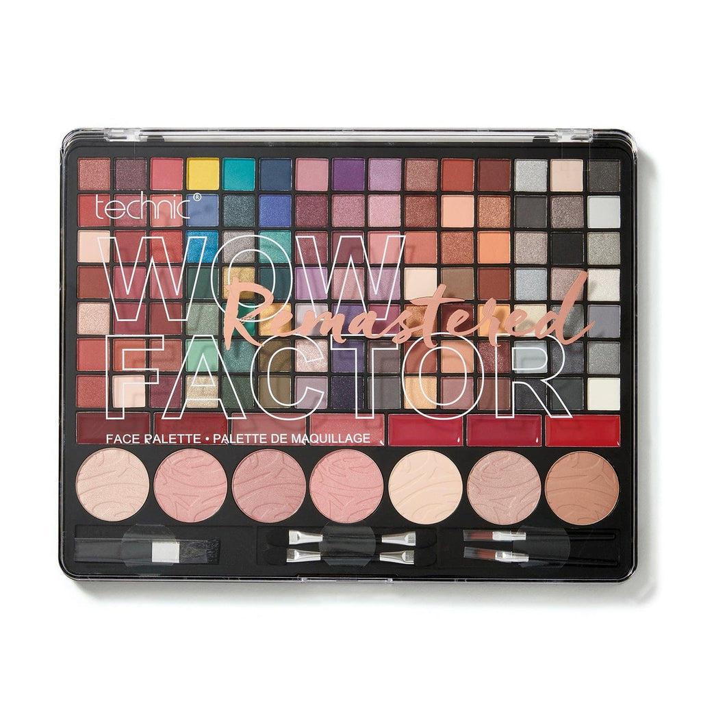 The wow factor palette on a white background.