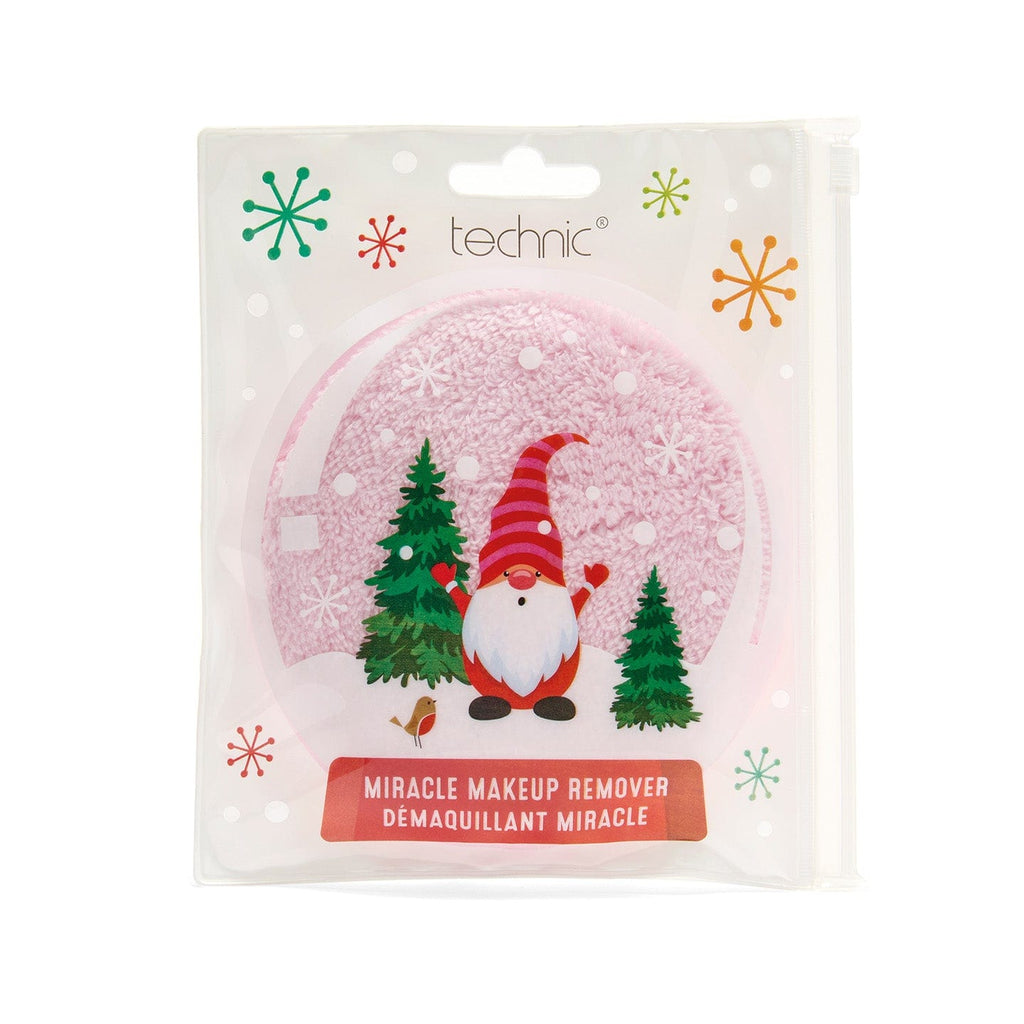 Technic miracle makeup remover with Christmas design on packaging
