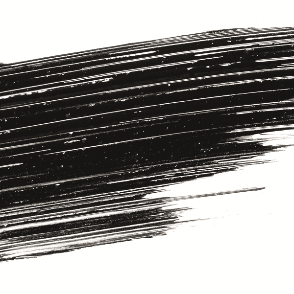 A swatch of the mascara on a white background.